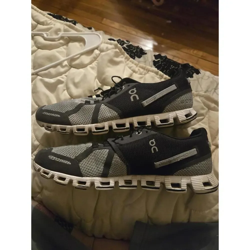 On Running Men's 8.5 Cloud Sneakers - Black and Gray - Picture 3 of 5